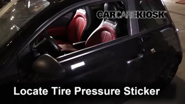 2013 Fiat 500 Abarth 1.4L 4 Cyl. Turbo Tires & Wheels Check Tire Pressure
